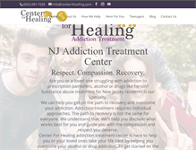 Tablet Screenshot of center4healing.com